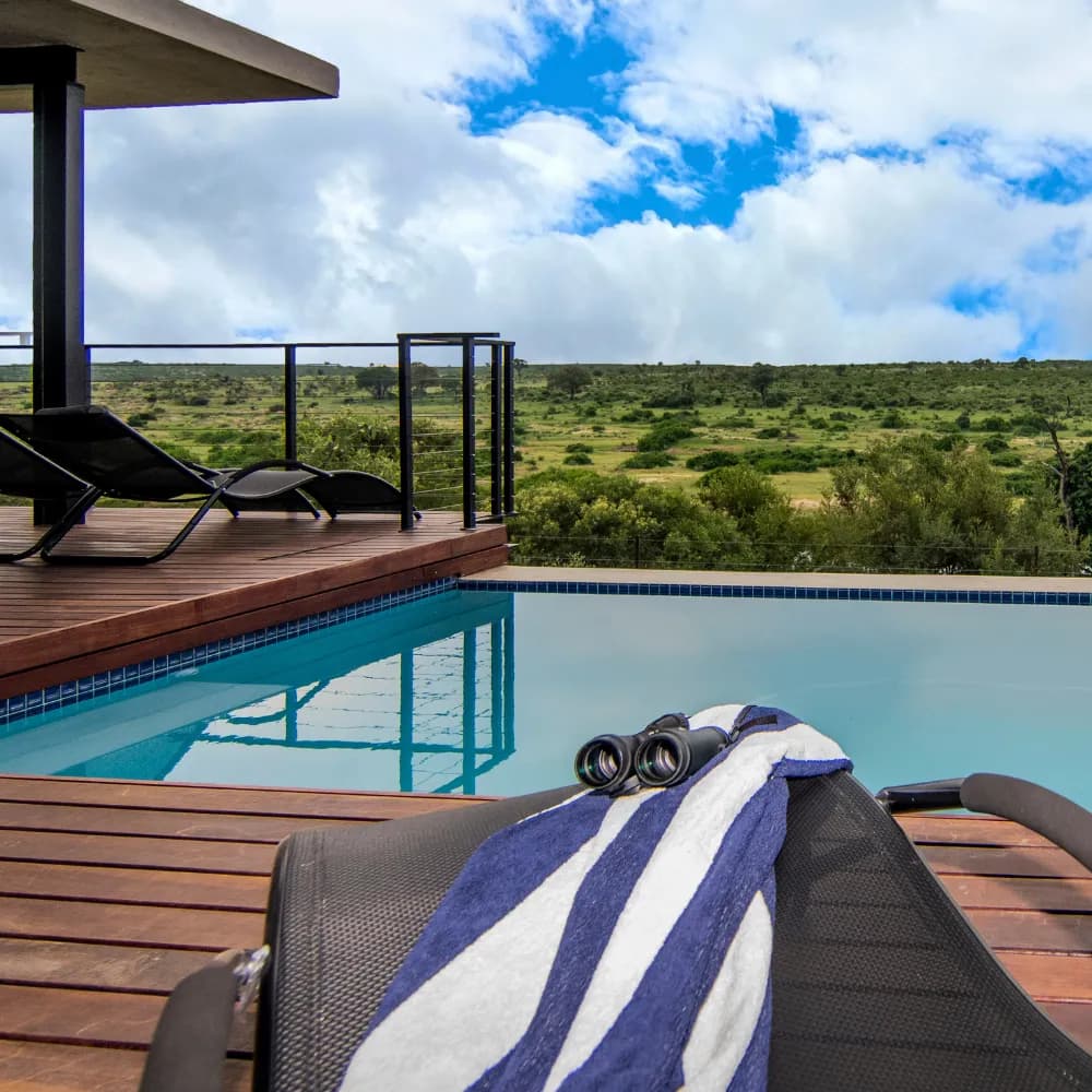 Outdoor living at Mjejane accommodation